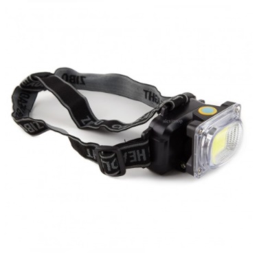 Lanterna de cap cu lumina alb/rosie 1LED COB 5W / ZB-6658